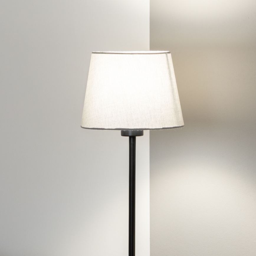 Brilagi - Світлодіодна підлогова лампа CERIA 1xE27/40W/230V діаметр 20,5 см сірий/чорний