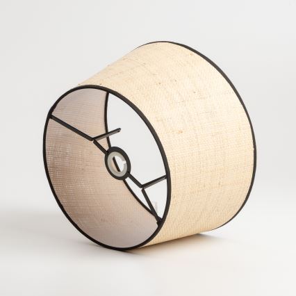 Brilagi - Світлодіодна підлогова лампа CERIA 1xE27/40W/230V діаметр 35 см бежева/чорна