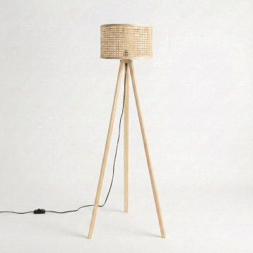 Брілагі - світлодіодна підлогова лампа СЕРІА 1xE27/60W/230V діаметр 25 см бежева