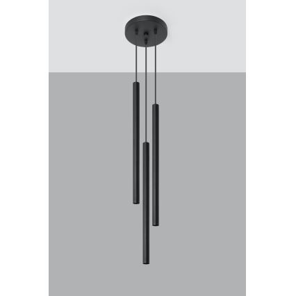 Brilagi -  Світлодіодна підвісна люстра DRIFA 3xG9/4W/230V чорний