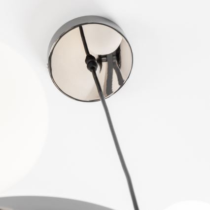 Brilagi - Світлодіодна підвісна люстра MILLA 15xG9/3W/230V глянцевий хром/білий