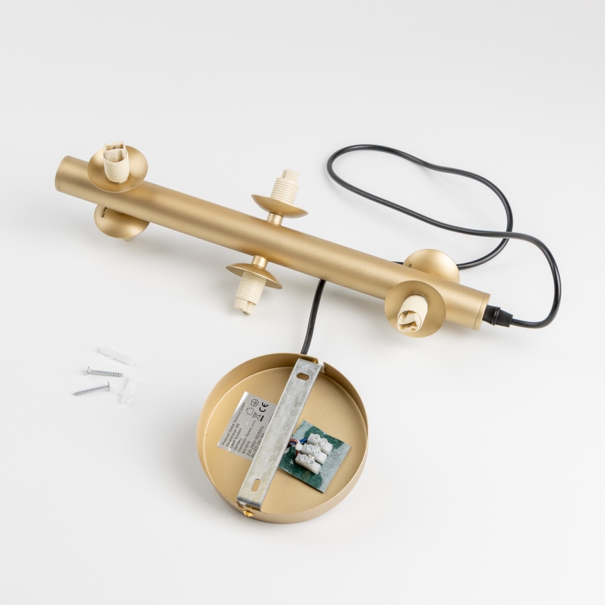 Brilagi - Світлодіодна підвісна люстра MILLA 6xG9/3W/230V золотий/білий