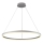 Brilagi - Світлодіодна підвісна люстра з регулюванням яскравості CIRCLE LED/55W/230V 3000-6500K сріблястий + пульт дистанційного керування