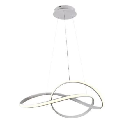 Brilagi - Світлодіодна підвісна люстра з регулюванням яскравості COSMOWAVE LED/70W/230V 3000-6500K білий + пульт дистанційного керування