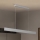 Brilagi - Світлодіодна підвісна люстра з регулюванням яскравості SLIMLINE LED/40W/230V 3000-6000K срібний + пульт дистанційного керування