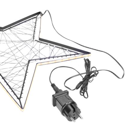 Брілагі - світлодіодна зовнішня різдвяна прикраса 2,6 Вт/230 В IP44 47x45 см — зірка