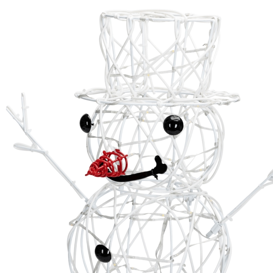 Брілагі - світлодіодна зовнішня різдвяна прикраса LED/3,6W/31/230V 6500K 90 cm IP44 сніговик