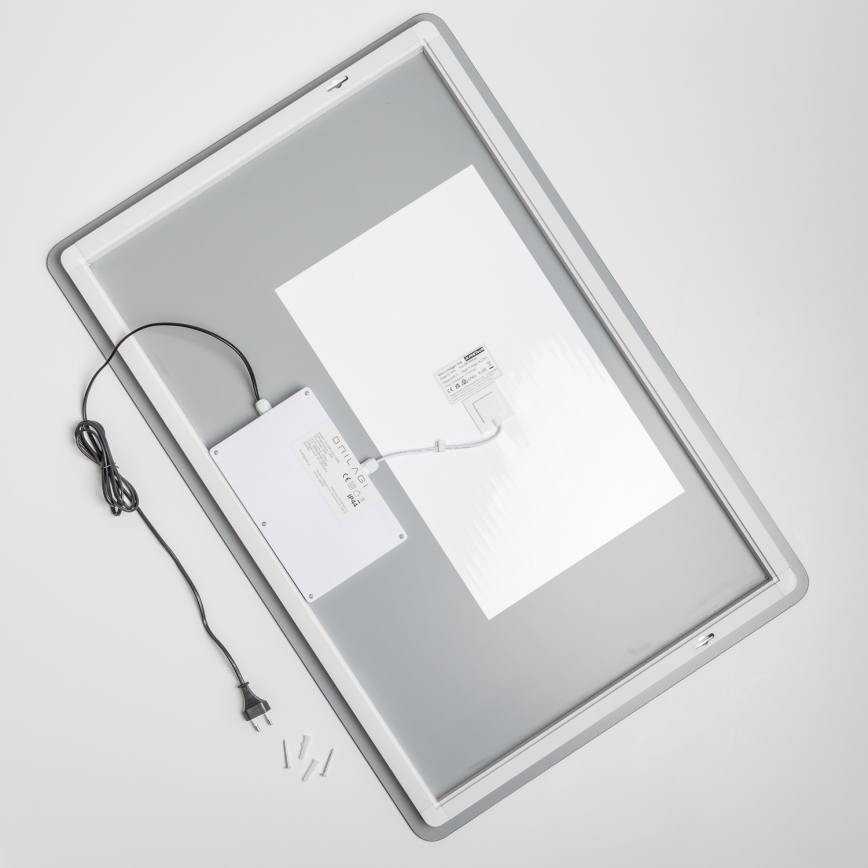 Brilagi - LED дзеркало для ванної з підігрівом DIANA LED/20W/230V 60x90 cm IP44 CRI 90, з регульованою яскравістю + CCT
