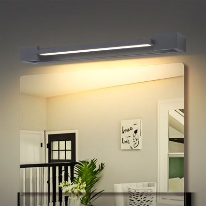 Brilagi - LED-освітлення дзеркала для ванної кімнати AQUA LINE LED/12W/230V 45 cm IP44 антрацит CRI 90
