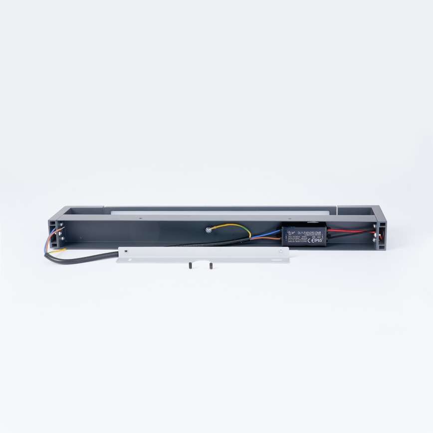 Brilagi - LED-освітлення дзеркала для ванної кімнати AQUA LINE LED/12W/230V 45 cm IP44 антрацит CRI 90