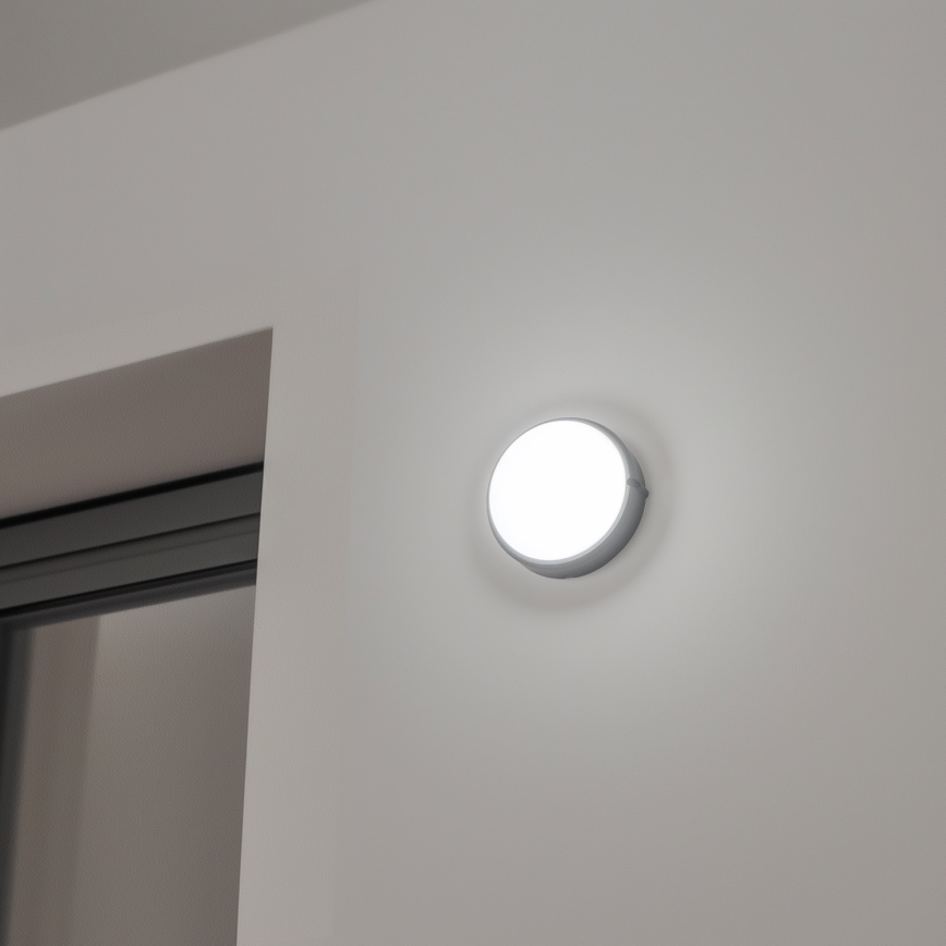 Brilagi - Світлодіодне стельове промислове освітлення SIMA LED/12W/230V IP65 чорна