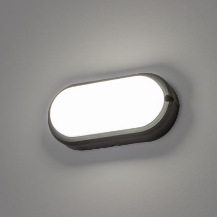 Brilagi - Світлодіодне стельове промислове освітлення SIMA LED/12W/230V IP65 чорна