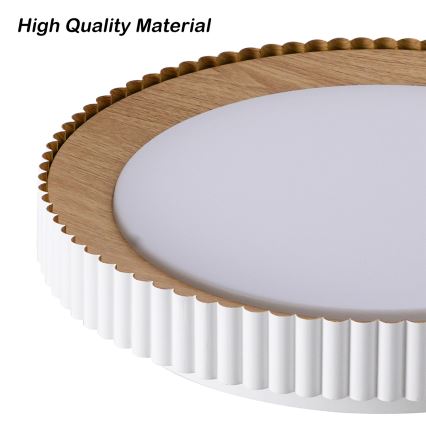 Brilagi - LED затемнюваний стельовий світильник NEXO LED/48W/230V 3000-6000K білий, діаметр 43 см + пульт дистанційного керування