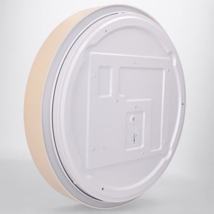 BRILAGI - LED стельний світильник WALDO з регулюванням яскравості LED/48W/230V 3000-6500K діам. 40 cm бежевий/золотий + пульт дистанційного керування