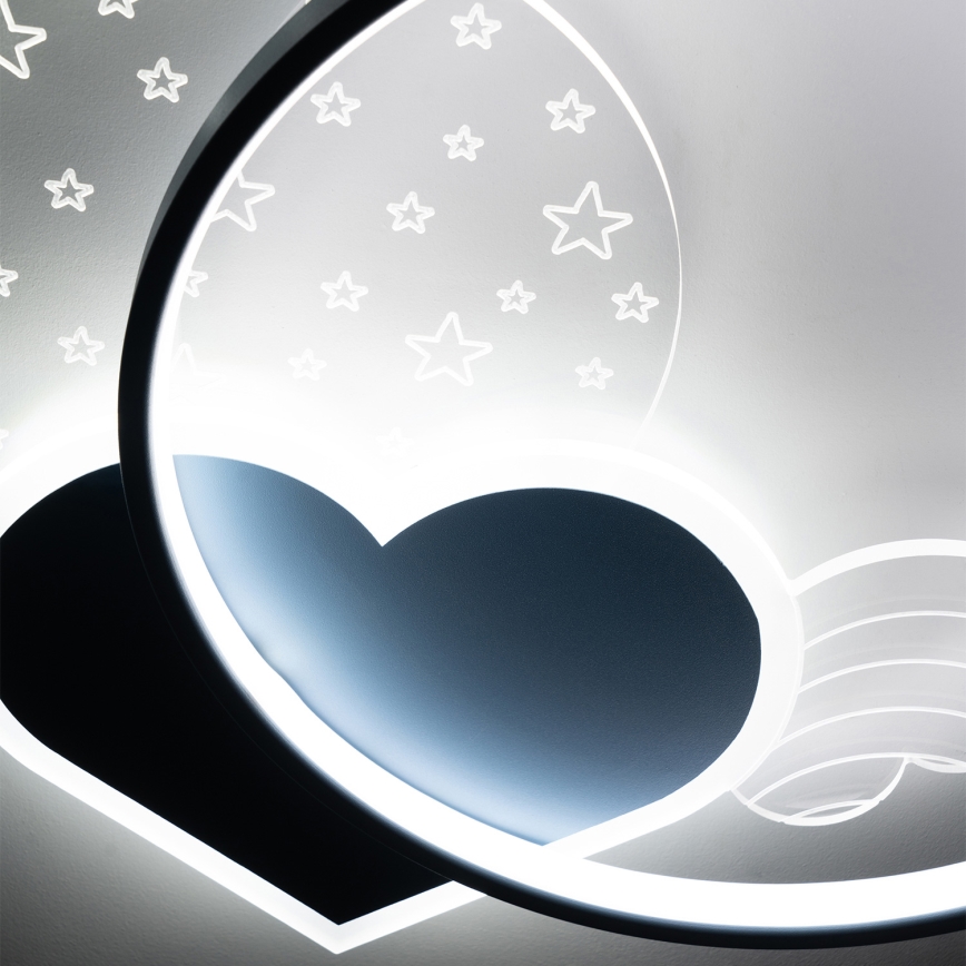 Brilagi - світлодіодний дитячий стельовий світильник LOVE LED/48W/230V 3000/4500/6000K синій