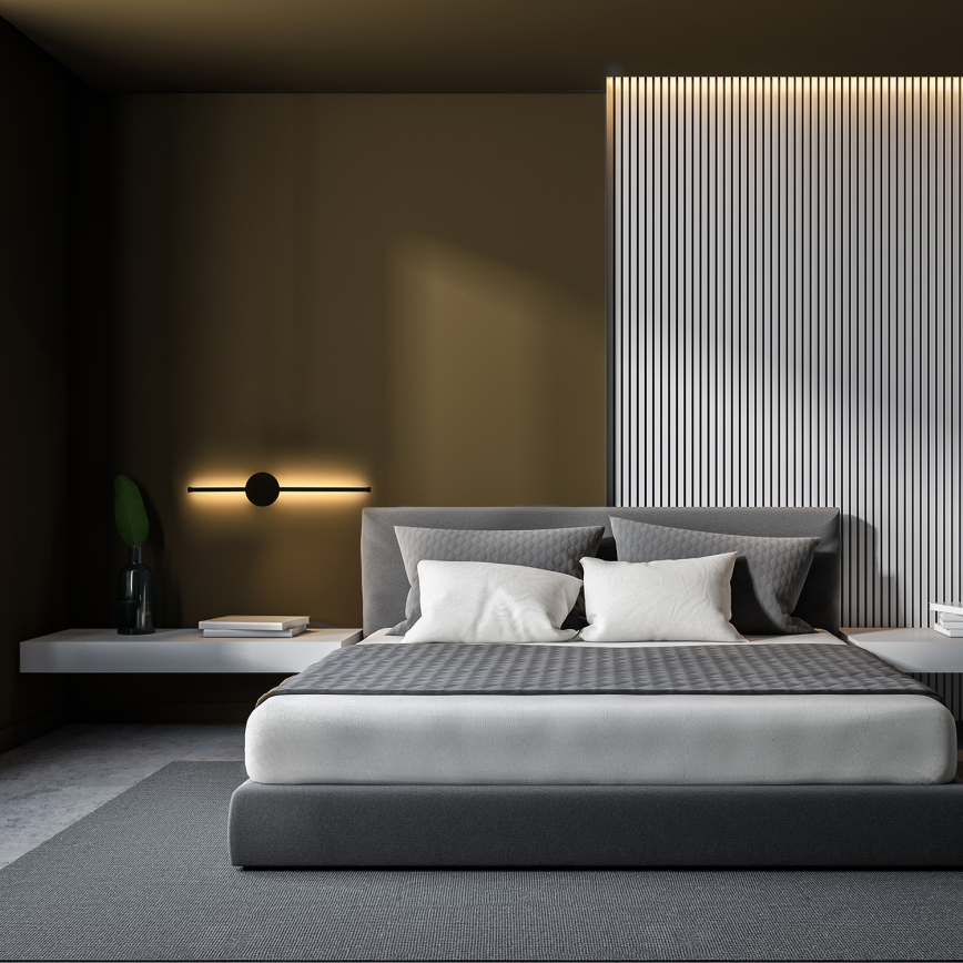 Brilagi - Світлодіодний настінний світильник LUGO DUE LED/9W/230V чорний