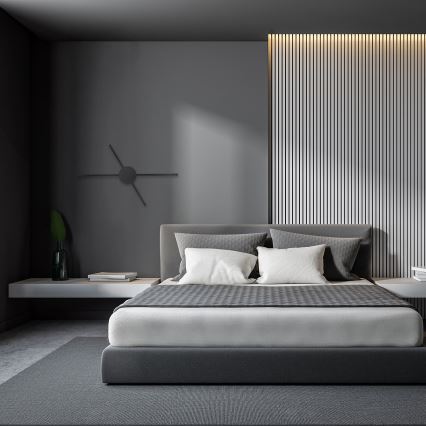 Brilagi - Світлодіодний настінний світильник LUGO QUATTRO LED/16W/230V чорний