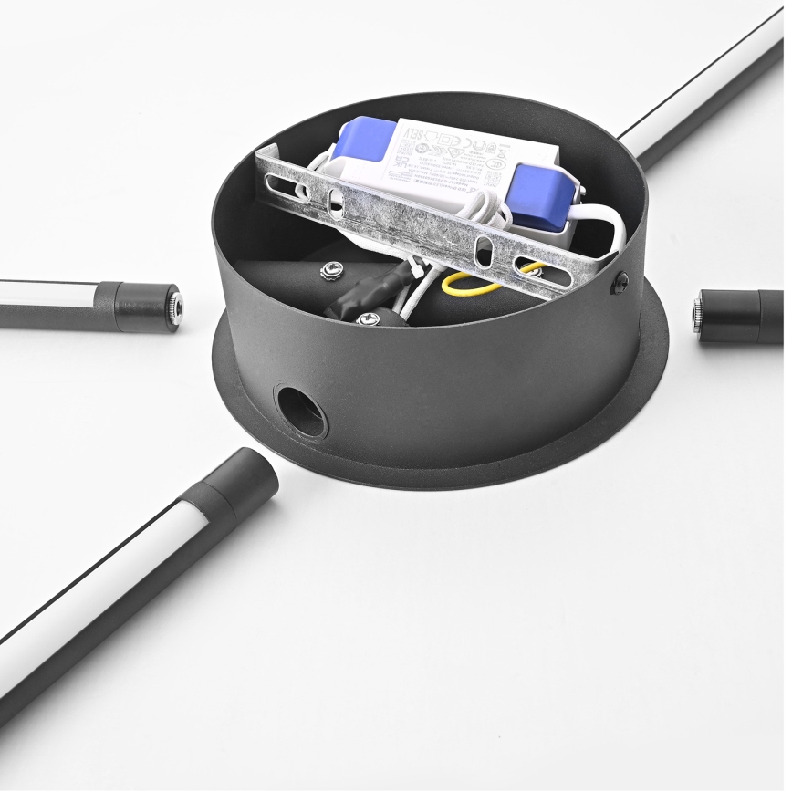 Brilagi - Світлодіодний настінний світильник LUGO QUATTRO LED/16W/230V чорний