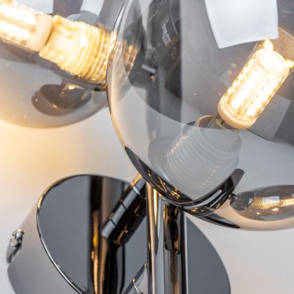 Brilagi - Світлодіодний настінний світильник MILLA 3xG9/3W/230V глянцевий хром/димчастий