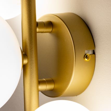 Brilagi - Світлодіодний настінний світильник MILLA 3xG9/3W/230V золотий/білий