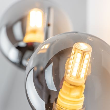 Brilagi - Світлодіодний настінний світильник MISTEL 3xG9/3W/230V глянцевий хром/димчастий