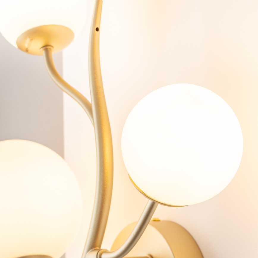 Brilagi - Світлодіодний настінний світильник MISTEL 3xG9/3W/230V золотий/білий