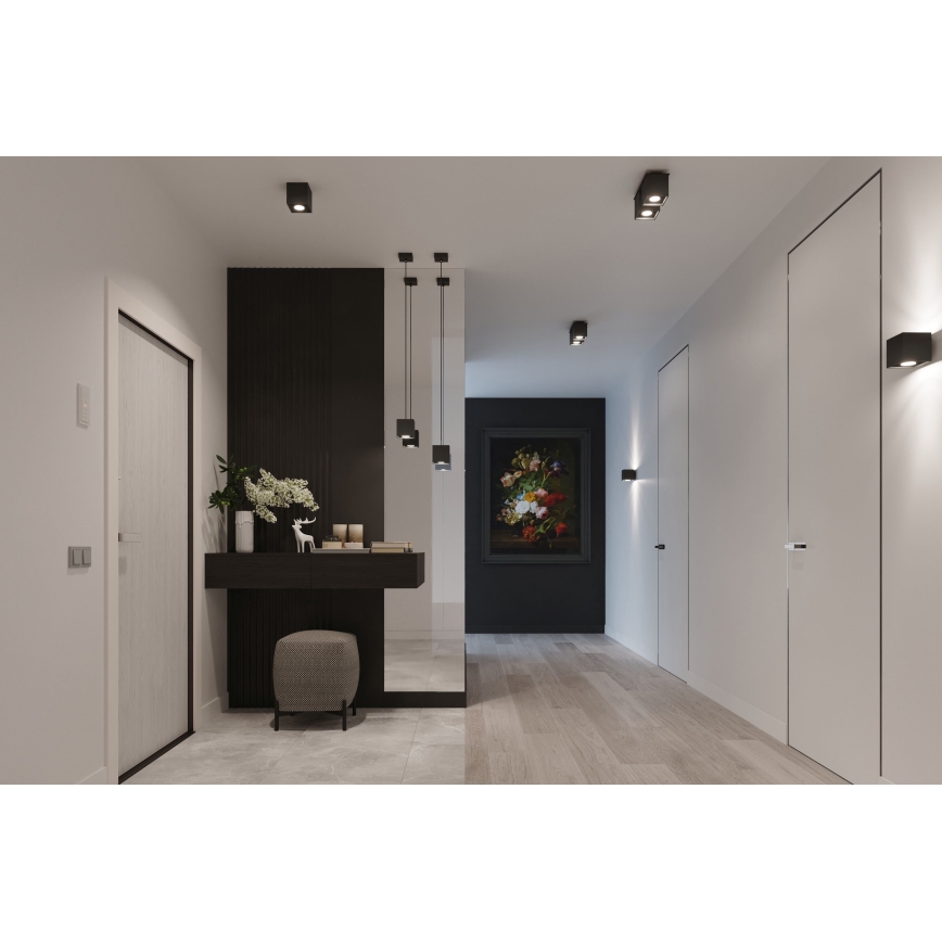 Brilagi -  Світлодіодний настінний точковий світильник MURO 1xG9/4W/230V чорний