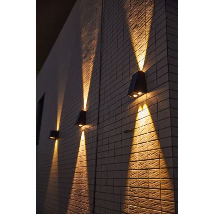 Brilagi - Світлодіодний настінний світильник на сонячній батареї PYRAMID LED/2W/3,2V 1300 mAh IP54