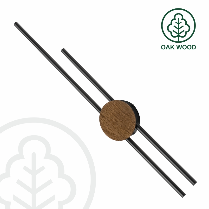 Brilagi - Світлодіодний настінний світильник WOODY COLLINE LED/15W/230V 80 см дуб