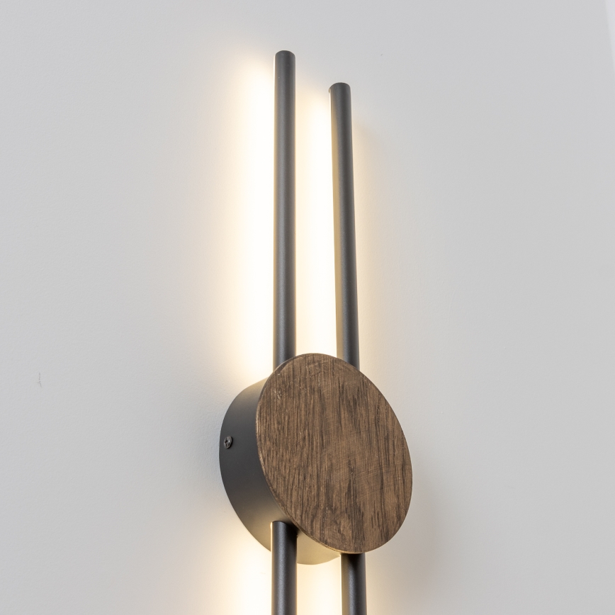 Brilagi - Світлодіодний настінний світильник WOODY COLLINE LED/15W/230V 80 см дуб