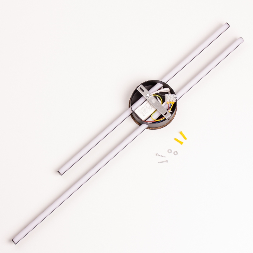 Brilagi - Світлодіодний настінний світильник WOODY COLLINE LED/15W/230V 80 см дуб