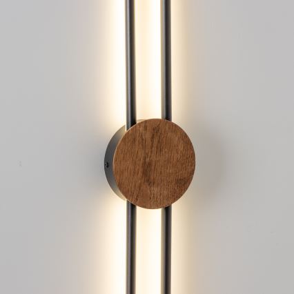 Brilagi - Світлодіодний настінний світильник WOODY COLLINE LED/15W/230V 80 см дуб вишня