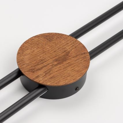 Brilagi - Світлодіодний настінний світильник WOODY COLLINE LED/15W/230V 80 см дуб вишня