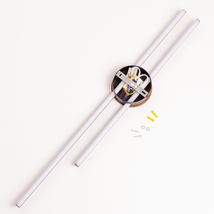 Brilagi - Світлодіодний настінний світильник WOODY COLLINE LED/15W/230V 80 см дуб вишня