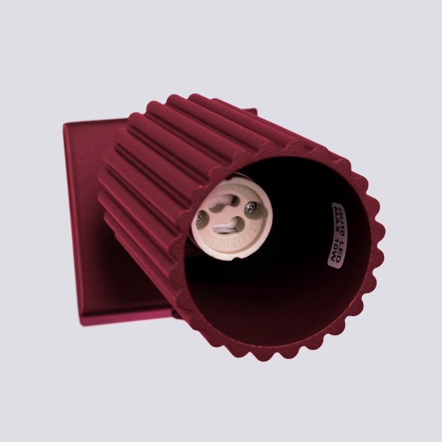 Brilagi - Світлодіодний настінний точковий світильник CRESTO 1xGU10/10W/230V бордовий
