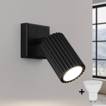 Brilagi - Світлодіодний настінний точковий світильник CRESTO 1xGU10/10W/230V чорний