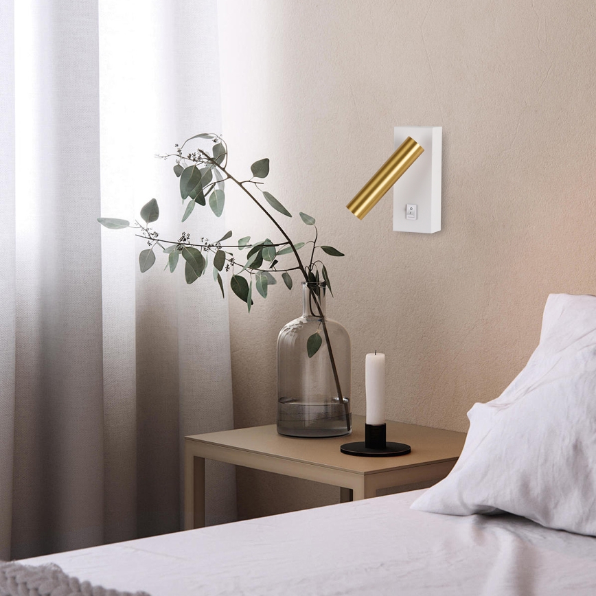 Brilagi - Світлодіодний настінний точковий світильник MAYA LED/3W/230V 4000K білий/золотий