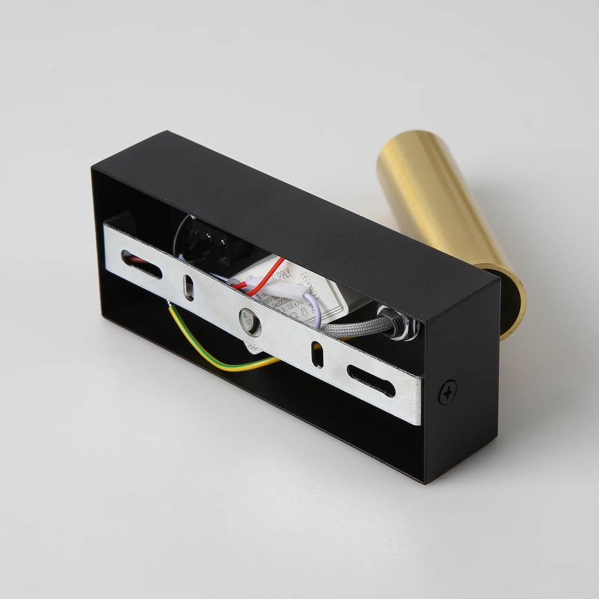 Brilagi - Світлодіодний настінний точковий світильник MAYA LED/3W/230V 4000K чорний/золотий