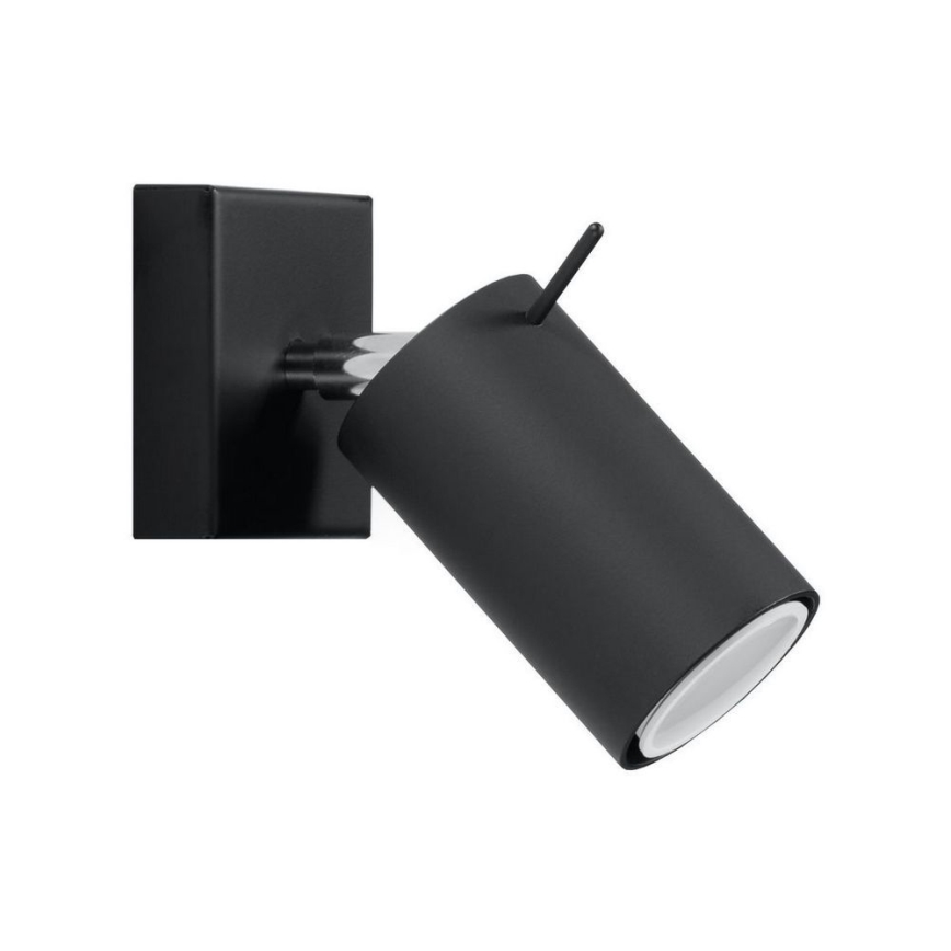 Brilagi -  Світлодіодний настінний точковий світильник ASMUS 1xGU10/7W/230V чорний
