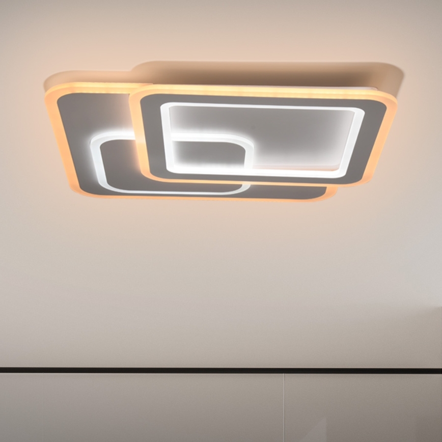 Brilagi - Світлодіодний регульований стельовий світильник MODERN LED/80W/230V 2700-6500K 52,5x52,5 см + пульт дистанційного керування