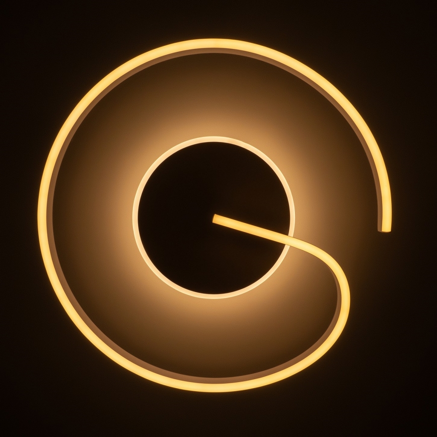 Brilagi - Стельовий світильник SPIRAL LED/56W/230V з регульованою яскравістю, діам. 50 см, 3000/4000/6000K + пульт дистанційного керування