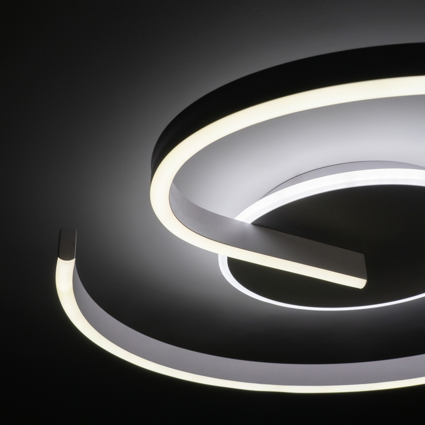 Brilagi - Стельовий світильник SPIRAL LED/56W/230V з регульованою яскравістю, діам. 50 см, 3000/4000/6000K + пульт дистанційного керування