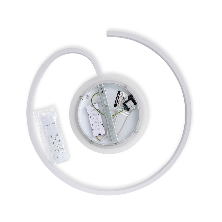 Brilagi - Стельовий світильник SPIRAL LED/56W/230V з регульованою яскравістю, діам. 50 см, 3000/4000/6000K + пульт дистанційного керування