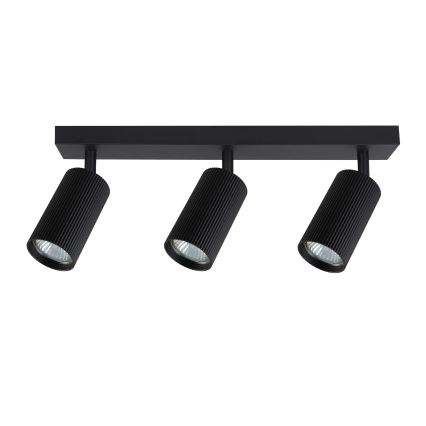 Brilagi - Затемнюваний світлодіодний точковий світильник LED RGBW SELE MODERN 3xGU10/6W/230V 3000K чорний + пульт дистанційного керування