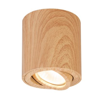BRILAGI - LED RGBW точковий світильник MIA з регулюванням яскравості 1xGU10/4,8W/230V 3000K 84x80 mm коричневий + пульт дистанційного керування
