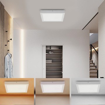 Brilagi - Світлодіодний стельовий світильник для ванної кімнати FRAME LED/24W/230V 30x30 см 3000/4000/6000K IP44 білий