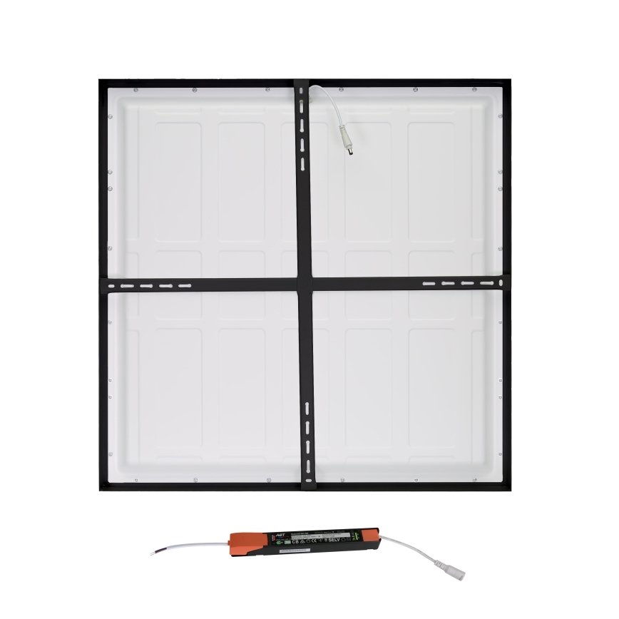Brilagi - Світлодіодний стельовий світильник для ванної кімнати FRAME LED/40W/230V 60x60 см IP44 чорний