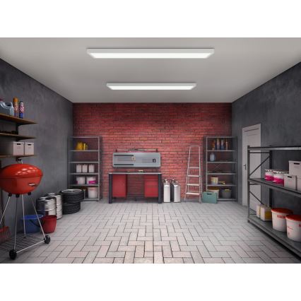Brilagi - Світлодіодний стельовий світильник для ванної кімнати FRAME LED/50W/230V 120x30 см IP44 білий