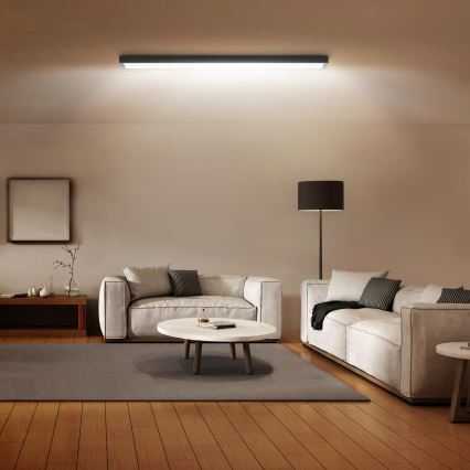 Brilagi - Світлодіодний стельовий світильник для ванної кімнати FRAME LED/50W/230V 120x30 см IP44 чорний
