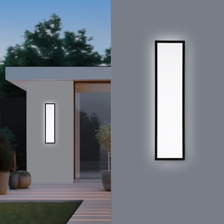 Brilagi - Світлодіодний стельовий світильник для ванної кімнати FRAME LED/50W/230V 120x30 см IP44 чорний